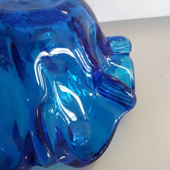 SOLD💞 Vintage blenko art glass dish ashtray MCM - Picture 7 of 8